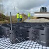 Geocell Road Construction HDPE Geocell – GS100-445 (Textured) 100 mm (3 m × 11 m Panel)