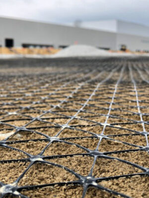 Tensar TriAx® TX160 Geogrid – Subgrade Stabilisation (75m x 4m)