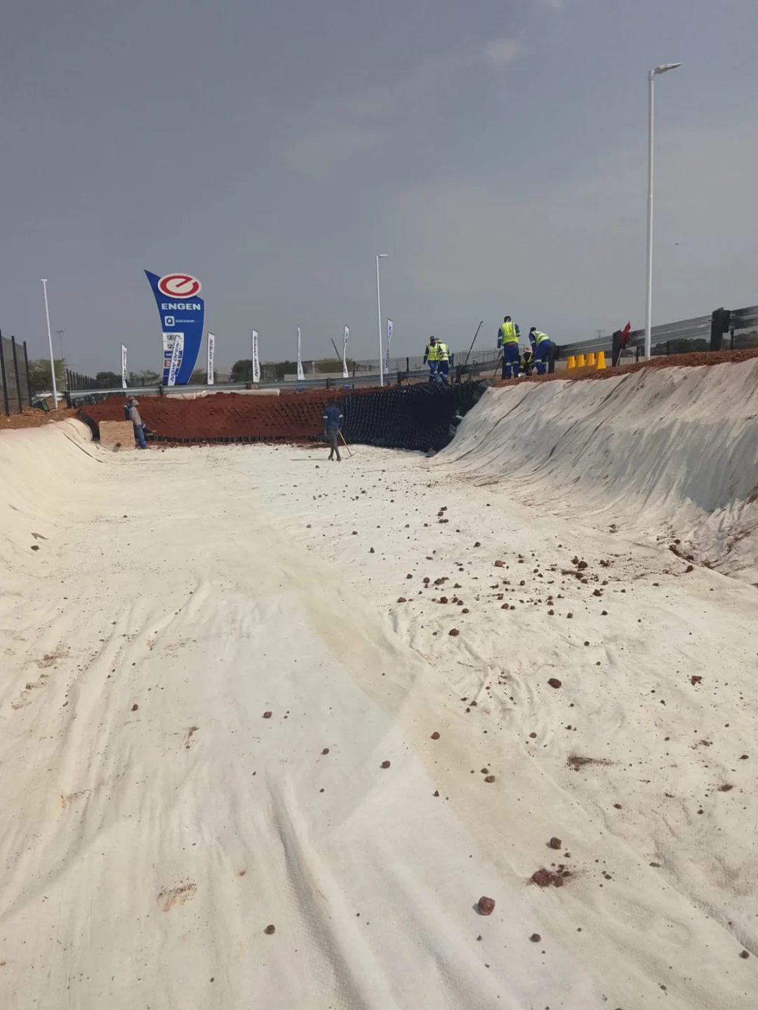 GS HDPE Geocell cellular confinement panels