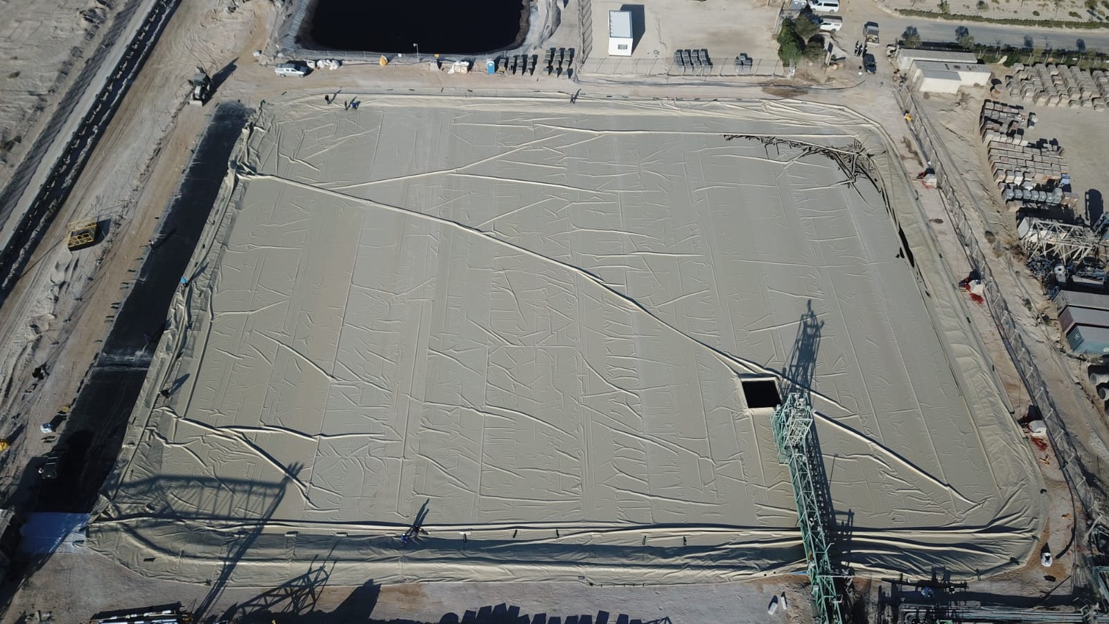 Floating Cover Systems Installer Africa . Geosynthetics Africa